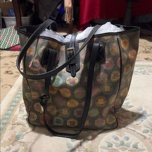 Extra big Dooney & Bourke Multicolor Tote Bag 18”x14”